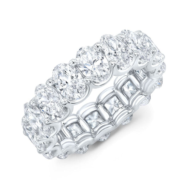 Lab Grown Oval Eternity Band