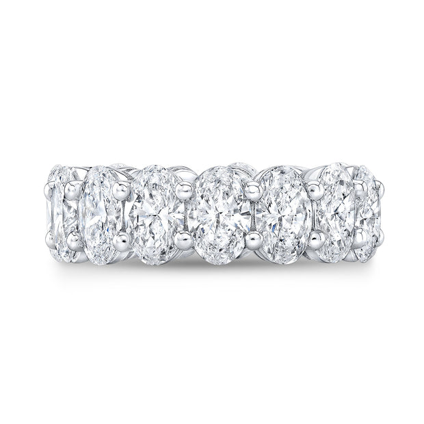 8 Carats Oval Eternity Band