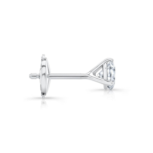 4.00 Ctw. Stud Earrings H color Si1 GIA Certified 3X La Poussete Backing - Image 3