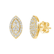 0.80 Ct. Marquise Pave Diamond Earrings