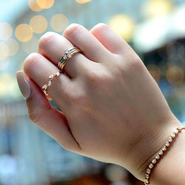 Off-the-Vine Marquise Diamond Ring Stackable - Image 3