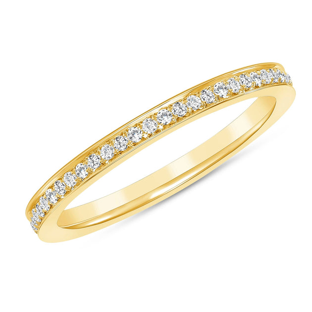 Makai Pave Diamond Ring Band Stackable - Image 3