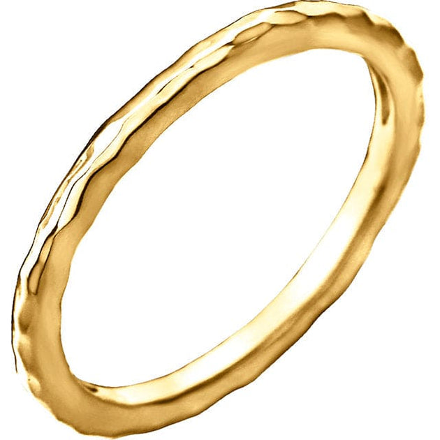 Jagged Edges Ring 14k Solid Gold - Image 4