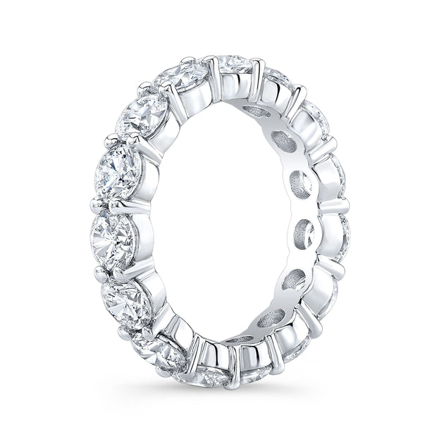 4.00 Ct Diamond Eternity Band Classic F Color VS1 Clarity - Image 4