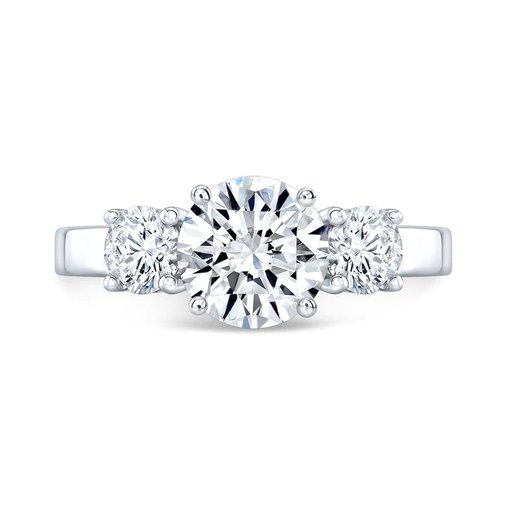 Popular three stone diamond ring styles