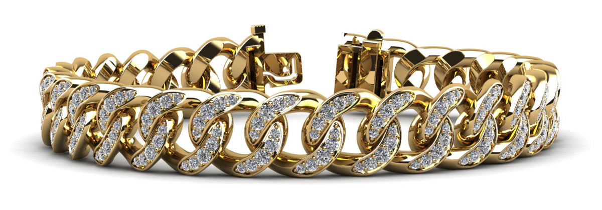 Men's diamond bracelets