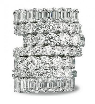 Diamond eternity bands
