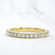 Natural Diamond Wedding Ring E/F/G Color VS1-VS2 Clarity