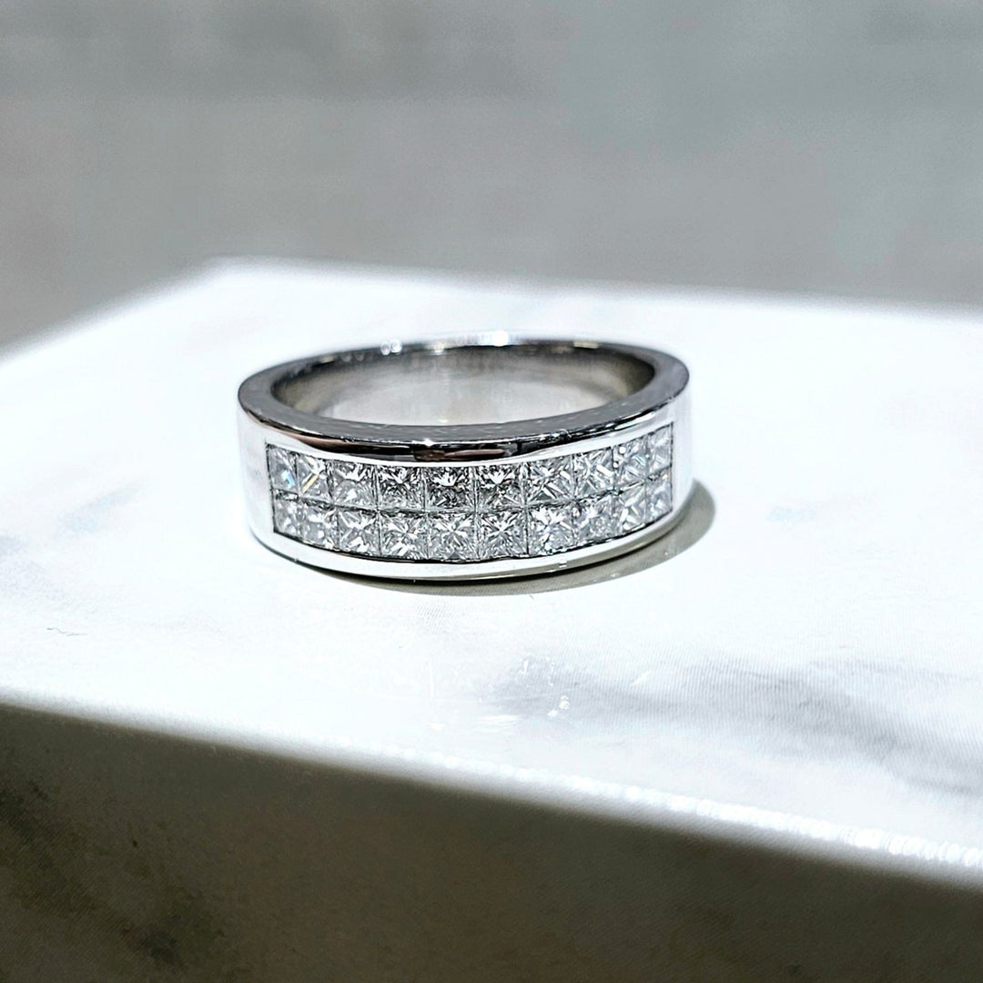 Gent's Diamond Ring Front View