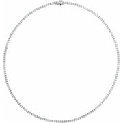 Lab Grown Diamond Tennis Necklace
