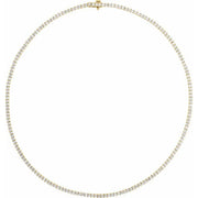 Lab Grown Diamond Tennis Necklace