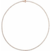 Lab Grown Diamond Tennis Necklace
