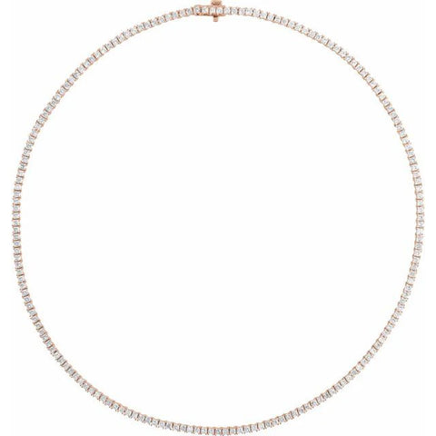 Lab Grown Diamond Tennis Necklace