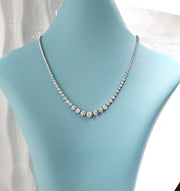 11 Carats Riviera Tennis Necklace