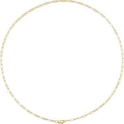 Link Chain 14K Solid Gold 2.1mm