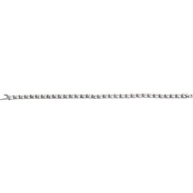 Lab Grown Pear Cut Tennis Bracelet (6.5 Ctw.)
