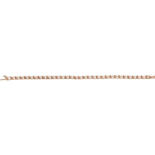 Lab Grown Pear Cut Tennis Bracelet (6.5 Ctw.)