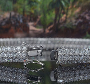 Lab Grown 3-Row Round Cut Tennis Bracelet (14 Ctw.)