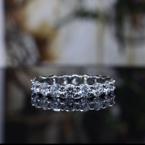 3.00 Ct Round Cut Diamond Eternity Ring Classic SI1