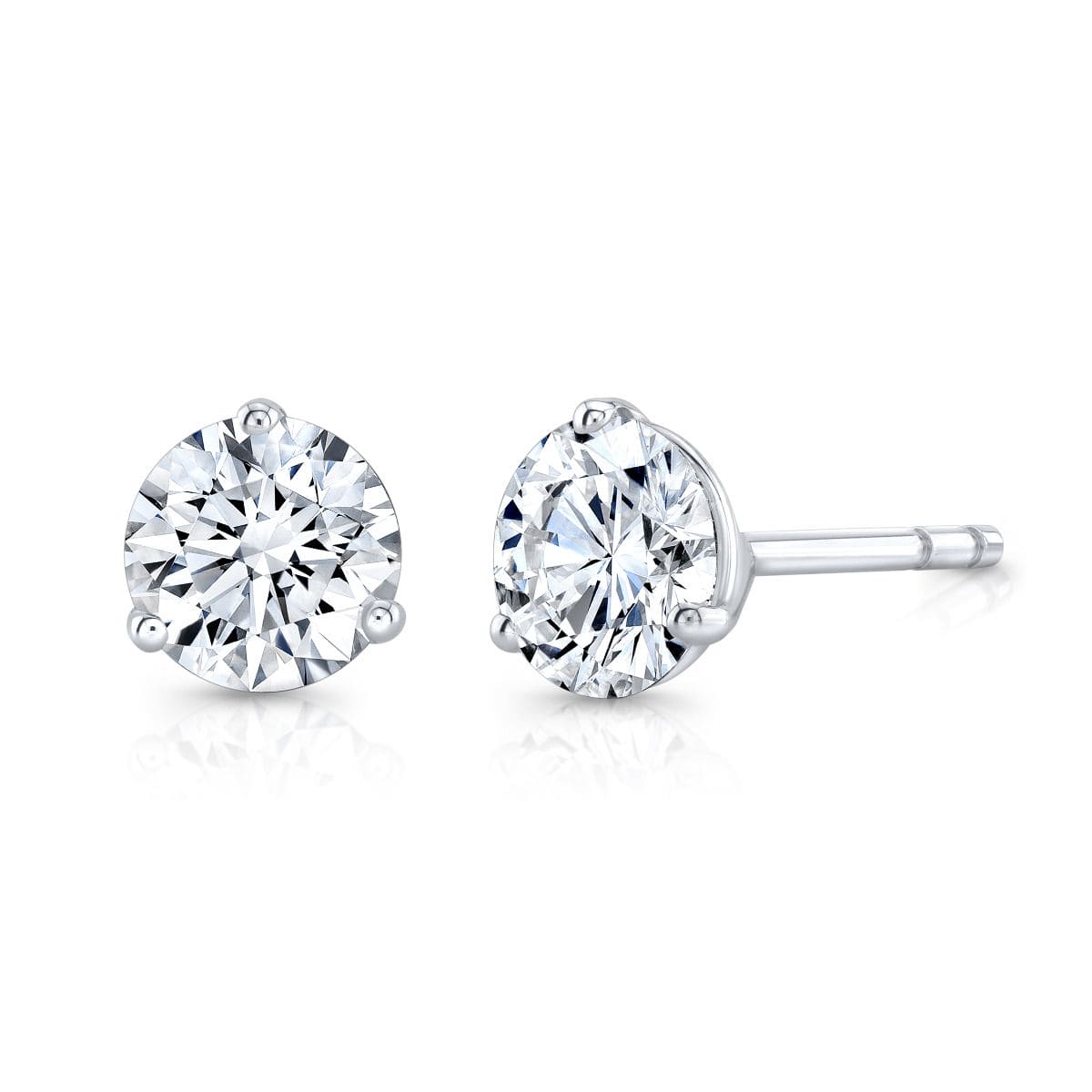 Brilliance Fine Jewelry 1/2 Carat T.W. Diamond 10 KT Yellow Gold Solitaire Studs - Each