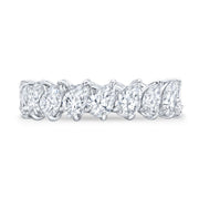 Lab Grown Eternity Band Pear Cut