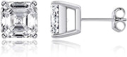 1.40 Ct. Asscher Cut Diamond Stud Earrings