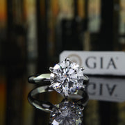 Solitaire Engagement Ring Set