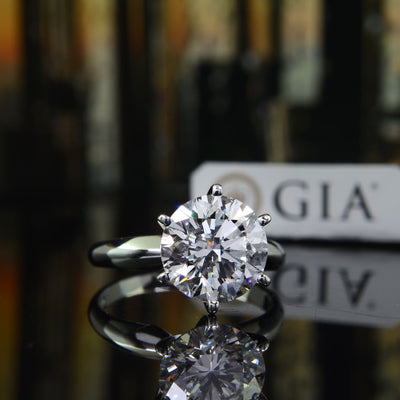 Solitaire Engagement Ring Set