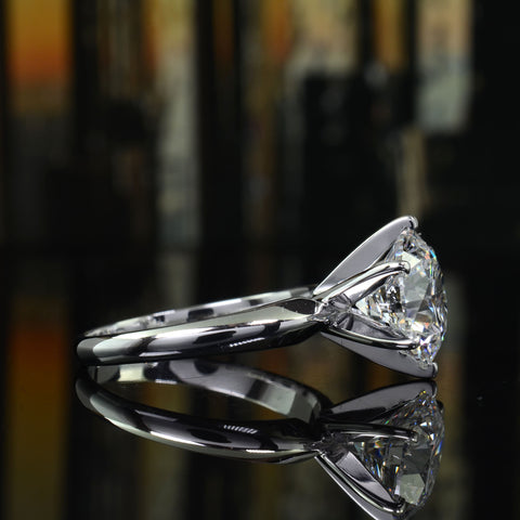Solitaire Engagement Ring Set