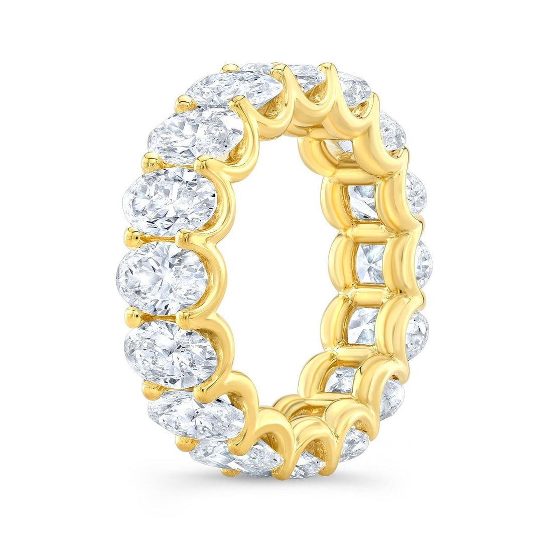 Lab Grown Oval Eternity Band
