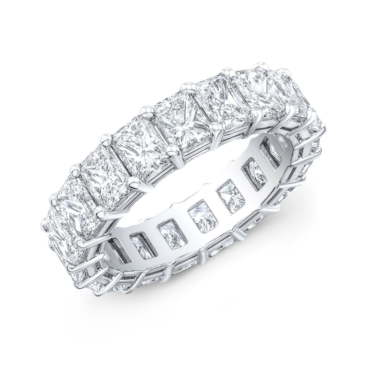 6_carat_radiant_eternity whitegold