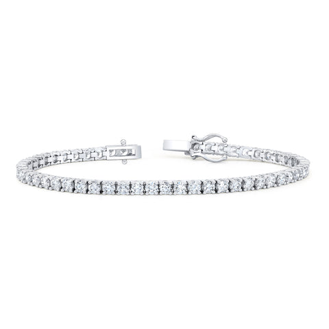 5 Carats Tennis Bracelet Natural Diamonds G Color VS2-SI1 Clarity