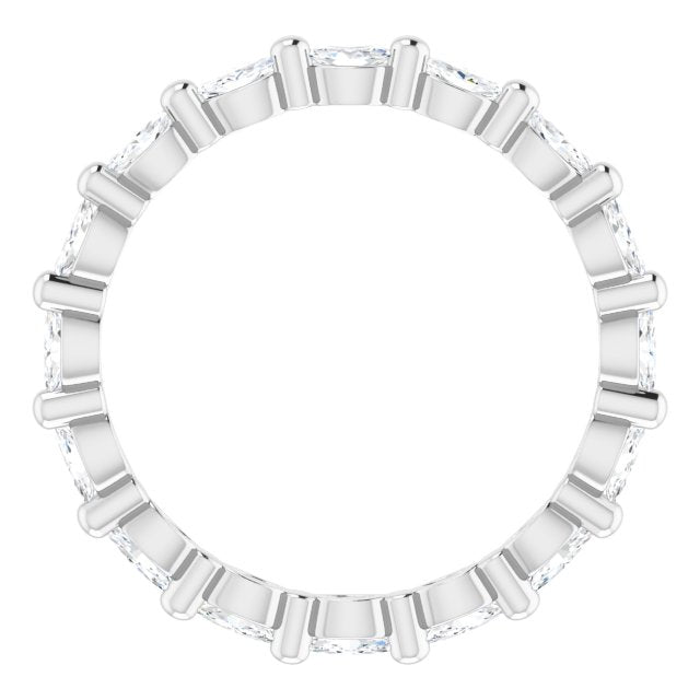 Marquise Cut Diamond Eternity Ring East-West F-G,VS (0.50 Ctw)