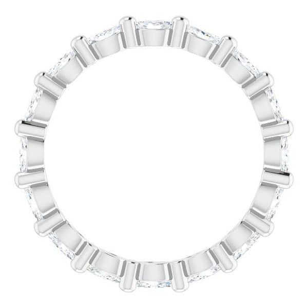 Lab Grown Diamond Marquise Cut Eternity Band East West