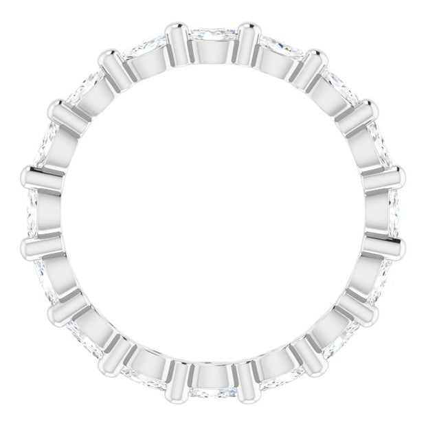 Lab Grown Diamond Marquise Cut Eternity Band East West