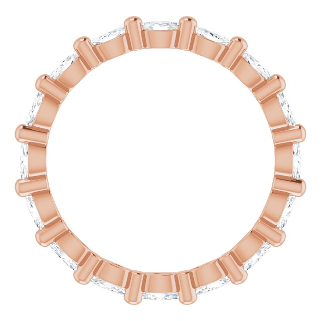Marquise Cut Diamond Eternity Ring East-West F-G,VS (0.50 Ctw)