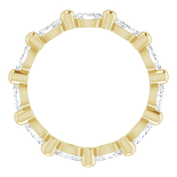 Marquise Cut Diamond Eternity Ring East-West F-G,VS (1.00 Ctw)