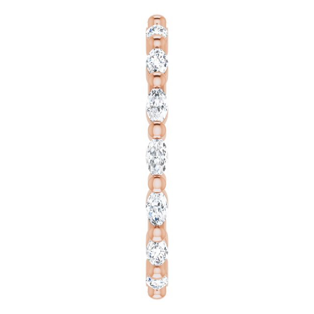 Marquise Cut Diamond Eternity Ring East-West F-G,VS (0.50 Ctw)