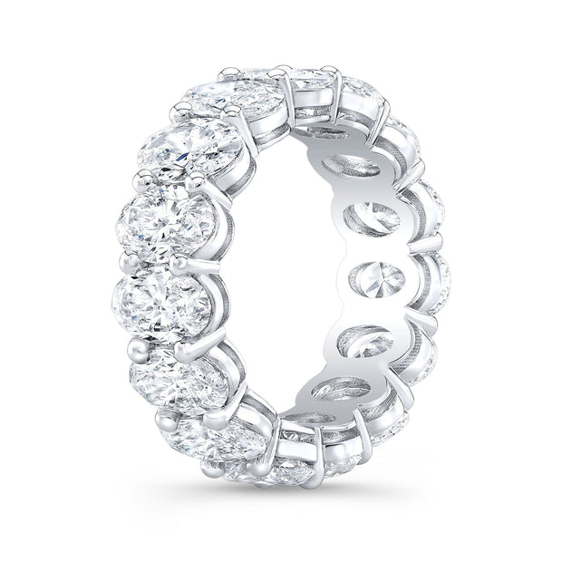 Lab Grown Oval Eternity Band