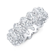 Lab Grown Oval Eternity Band