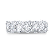 8 Carats Oval Eternity Band