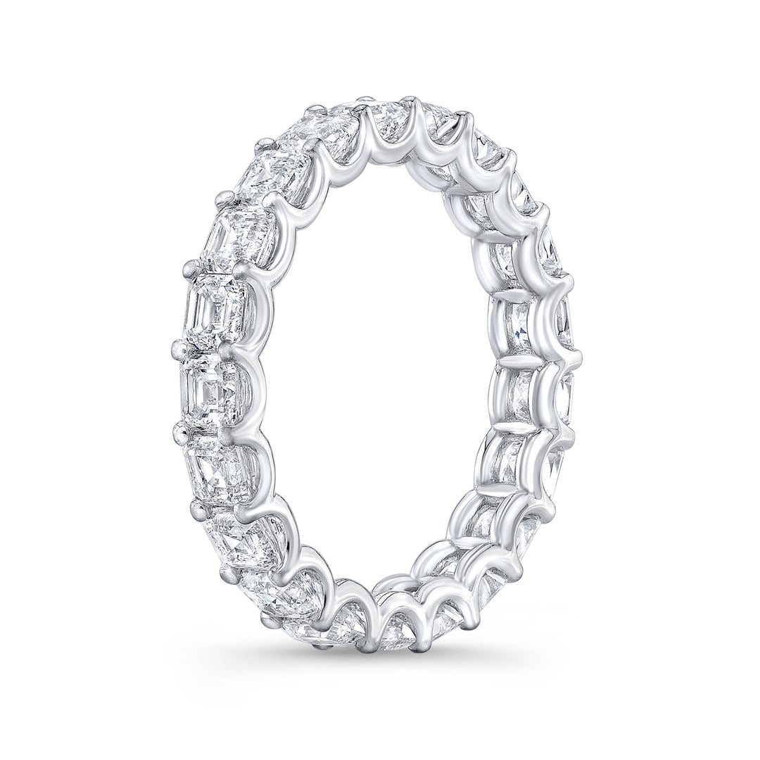 Lab Grown Eternity Band Asscher Cut (Square Emerald)