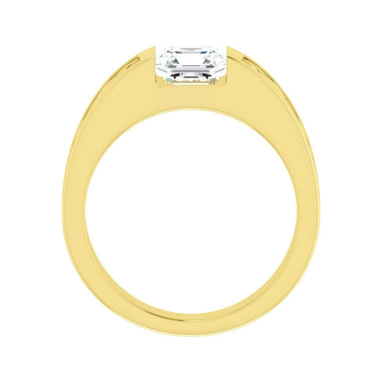 Celtic Princess Cut Men's Engagement Ring 1 Ct. G Color VVS2 GIA Certified