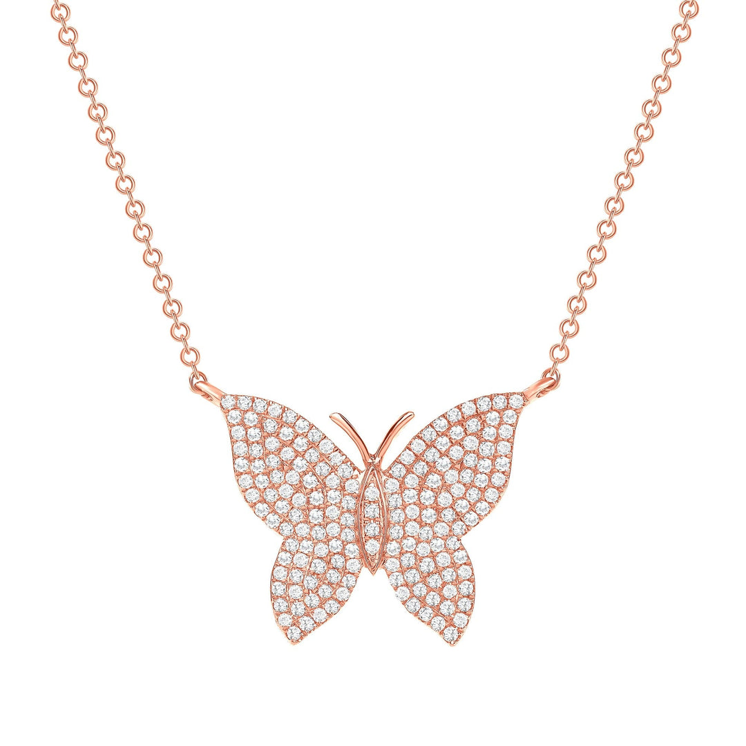 Butterfly Diamond Necklace