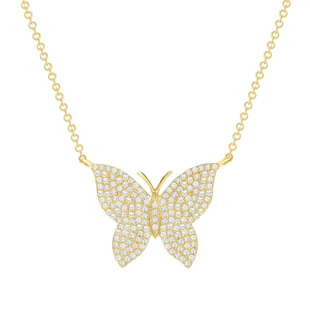 Butterfly Diamond Necklace