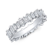 Mixed Size Baguette Eternity Band Wrap Around 