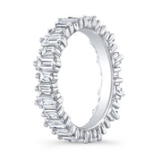 Mixed Size Baguette Eternity Band Wrap Around Profile View