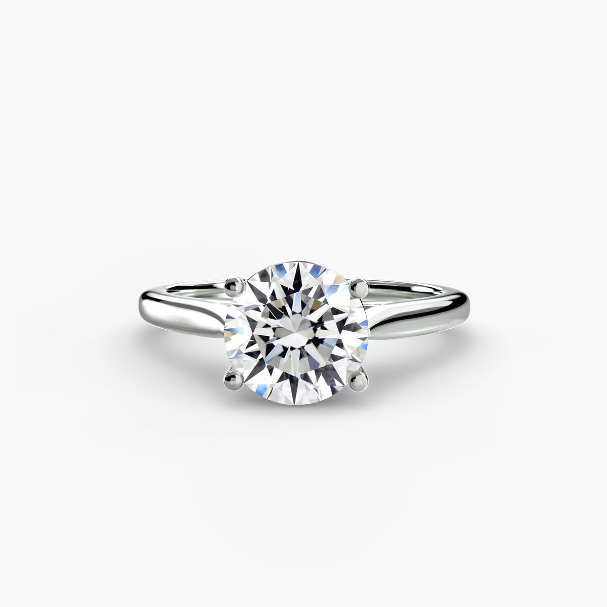 Classic solitaire ring