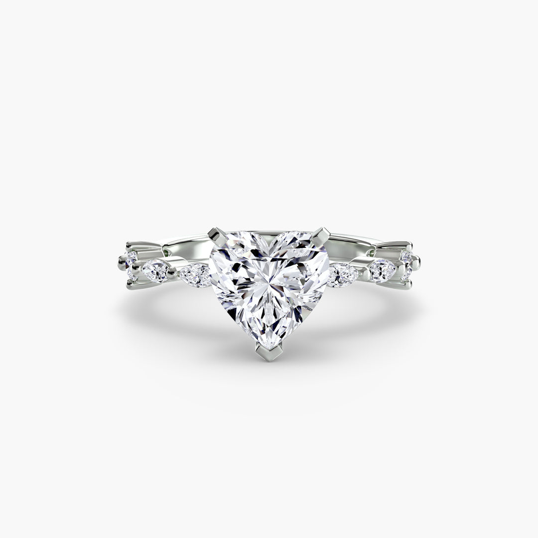 Solitaire with Eternity Pavé