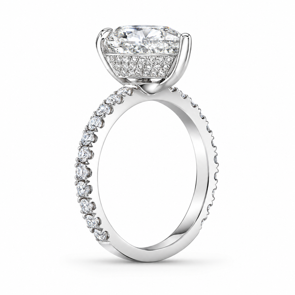 Elegant Tear Drop Hidden halo